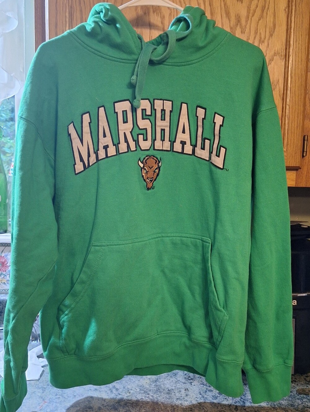 [[Tsi]] Marshall University Green Hoodie With Embroidered Logo